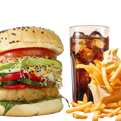 Veggie Burger Meal