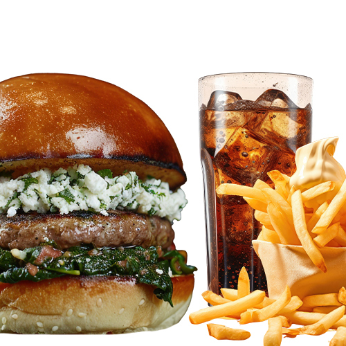 Blue Cheese Burger Meal